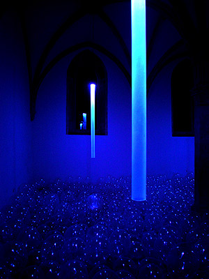 Defragmentation (Krems) - Audio-architectural installation by  Bernhard Gal and Yumi Kori  -  Photography  by  Yumi Kori. 
