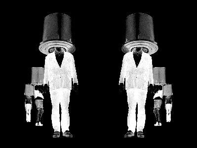 Dissociated Voices, Graz 2000 (Original source foto by  J. Klammer, edited by B. Gal)