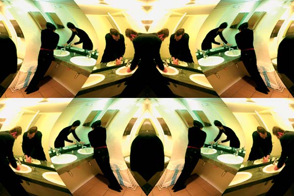 I am sHitting in a room, sound installation at Konzerthaus, Vienna, 2002
